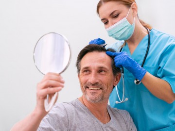 Procédure de greffe de cheveux